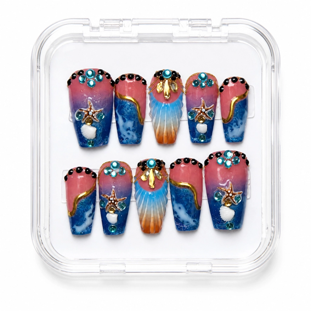 Press-on Nails Wholesale $14.90 Celestial Luxe by Yabe Vietnam