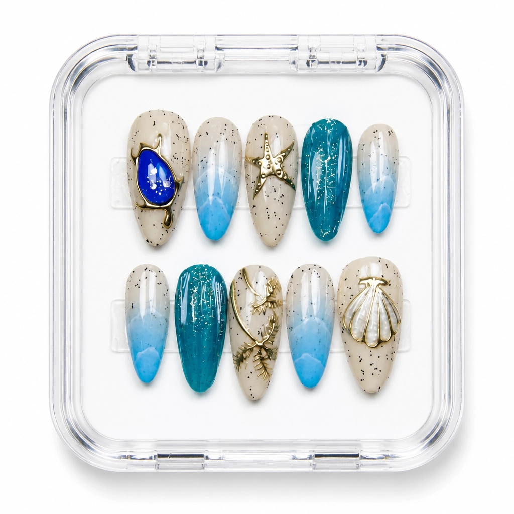 Press-on Nails Wholesale $14.90 Azure Luxe by Yabe Vietnam
