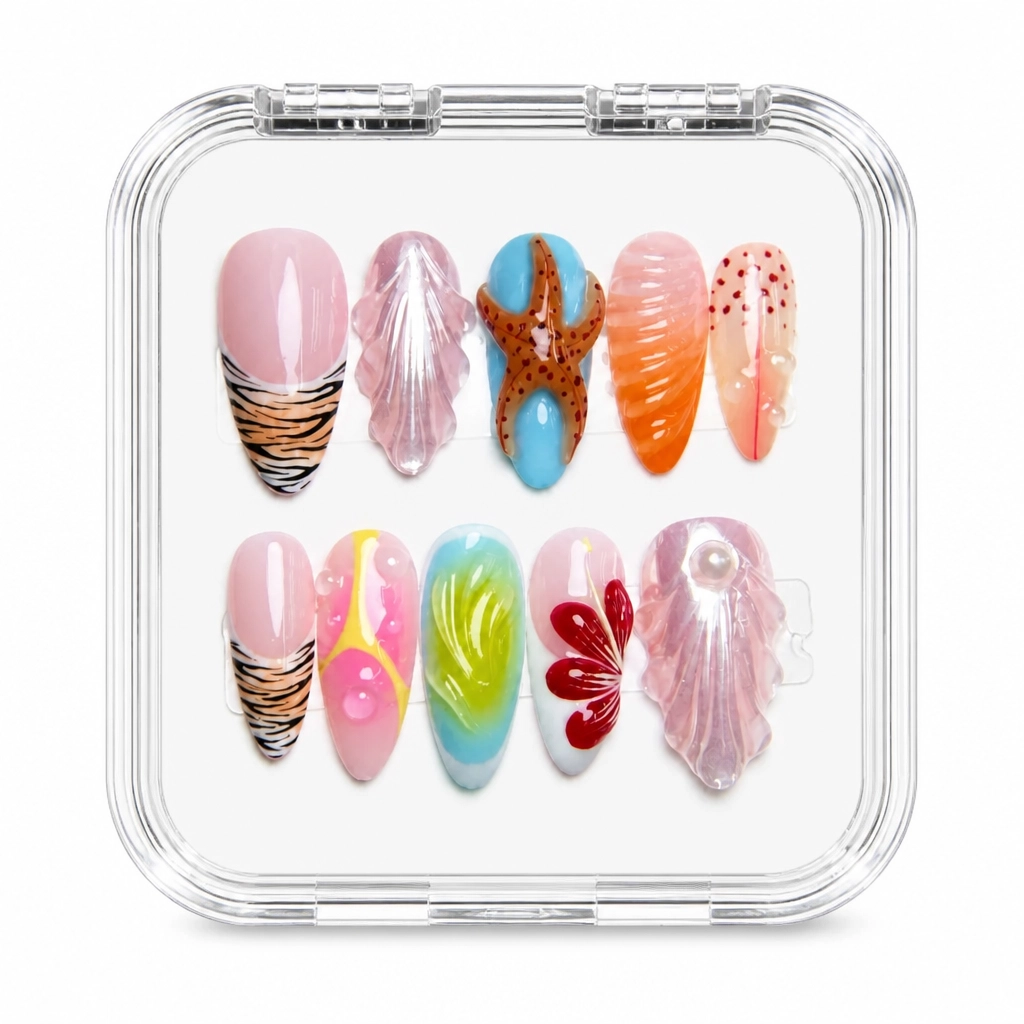 Press-on Nails Wholesale $14.90 Luxe Botanica by Yabe Vietnam