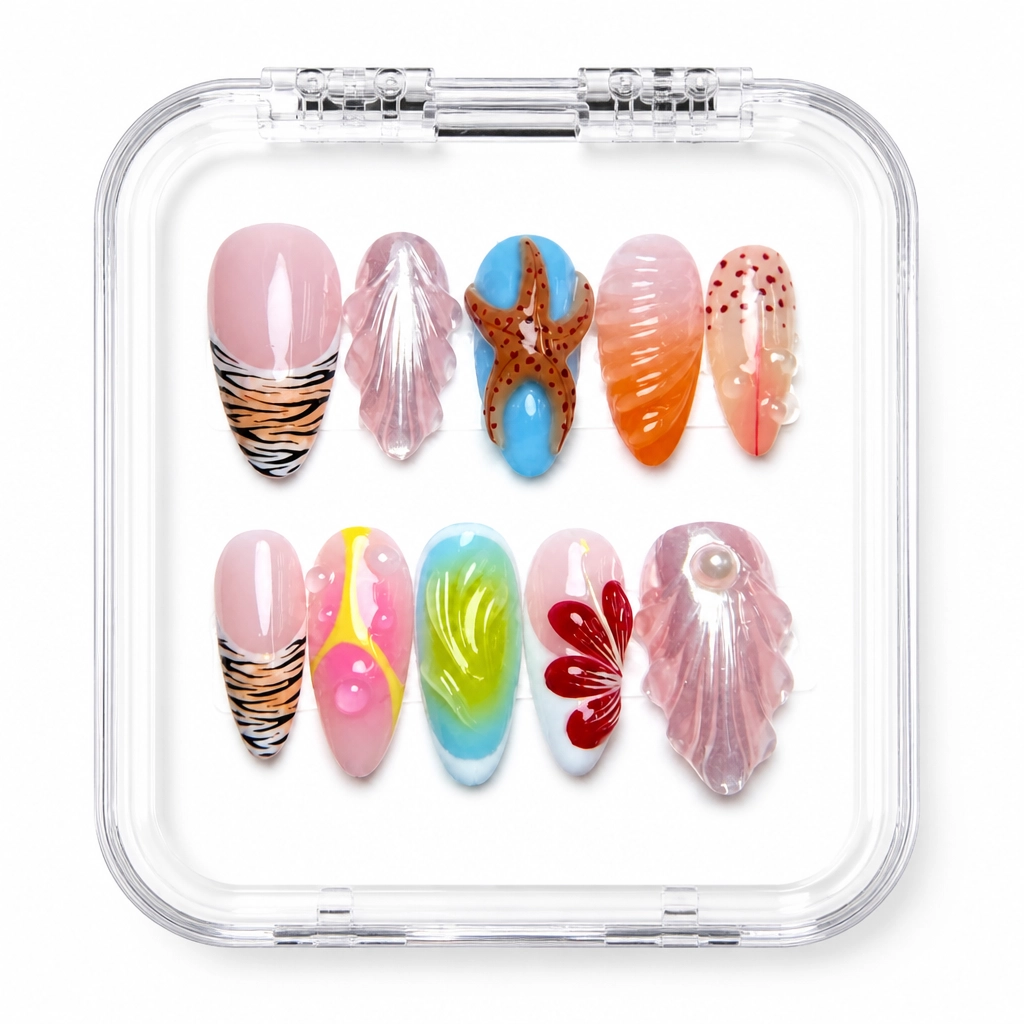 Press-on Nails Wholesale $14.90 Chromatic Elegance by Yabe Vietnam