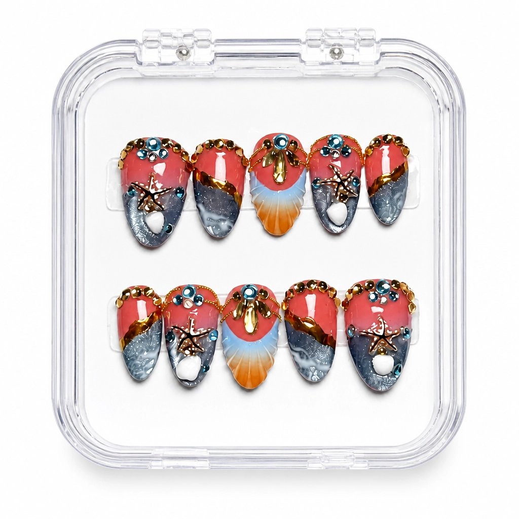 Press-on Nails Wholesale $14.90 Celestial Glow by Yabe Vietnam