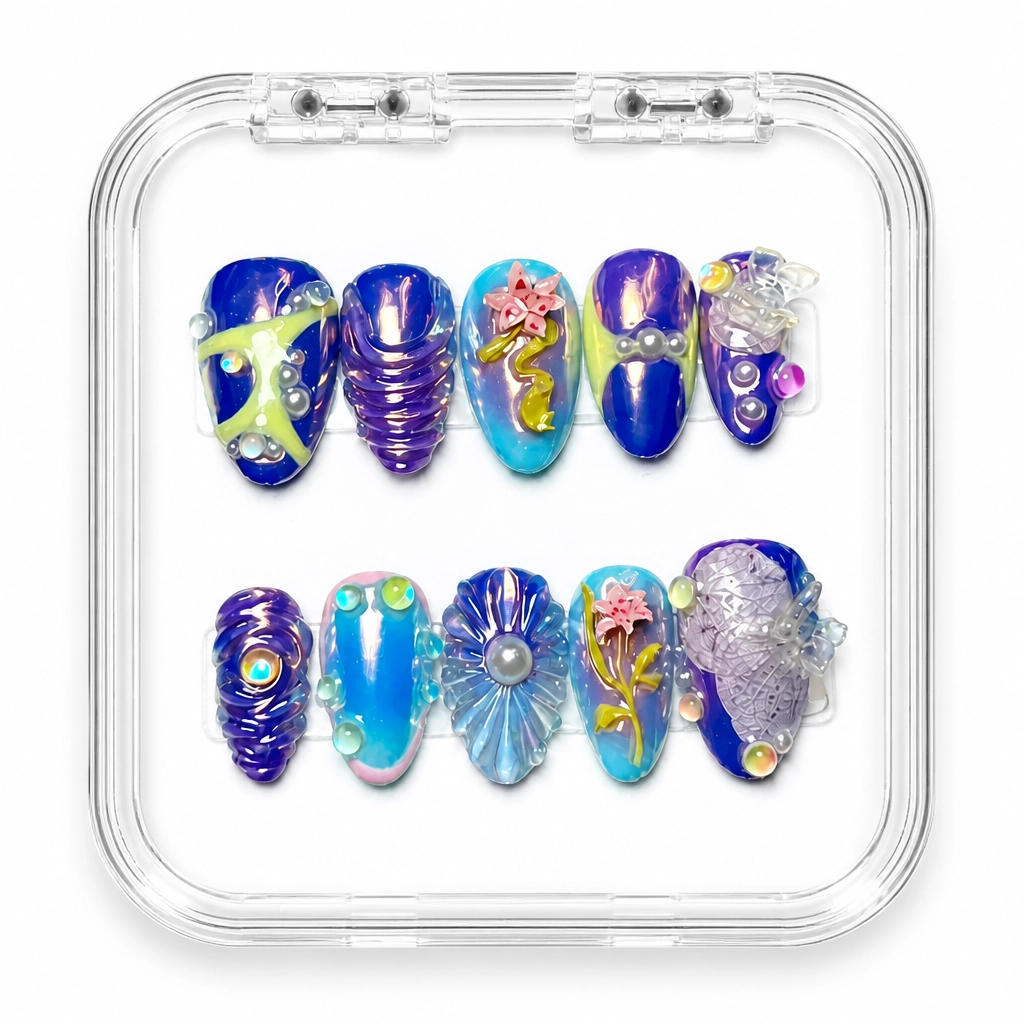 Press-on Nails Wholesale $14.90 Celestial Glam by Yabe Vietnam