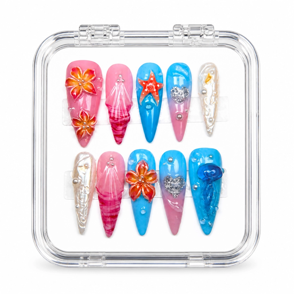 Press-on Nails Wholesale $14.90 Pink Ombre Luxe by Yabe Vietnam