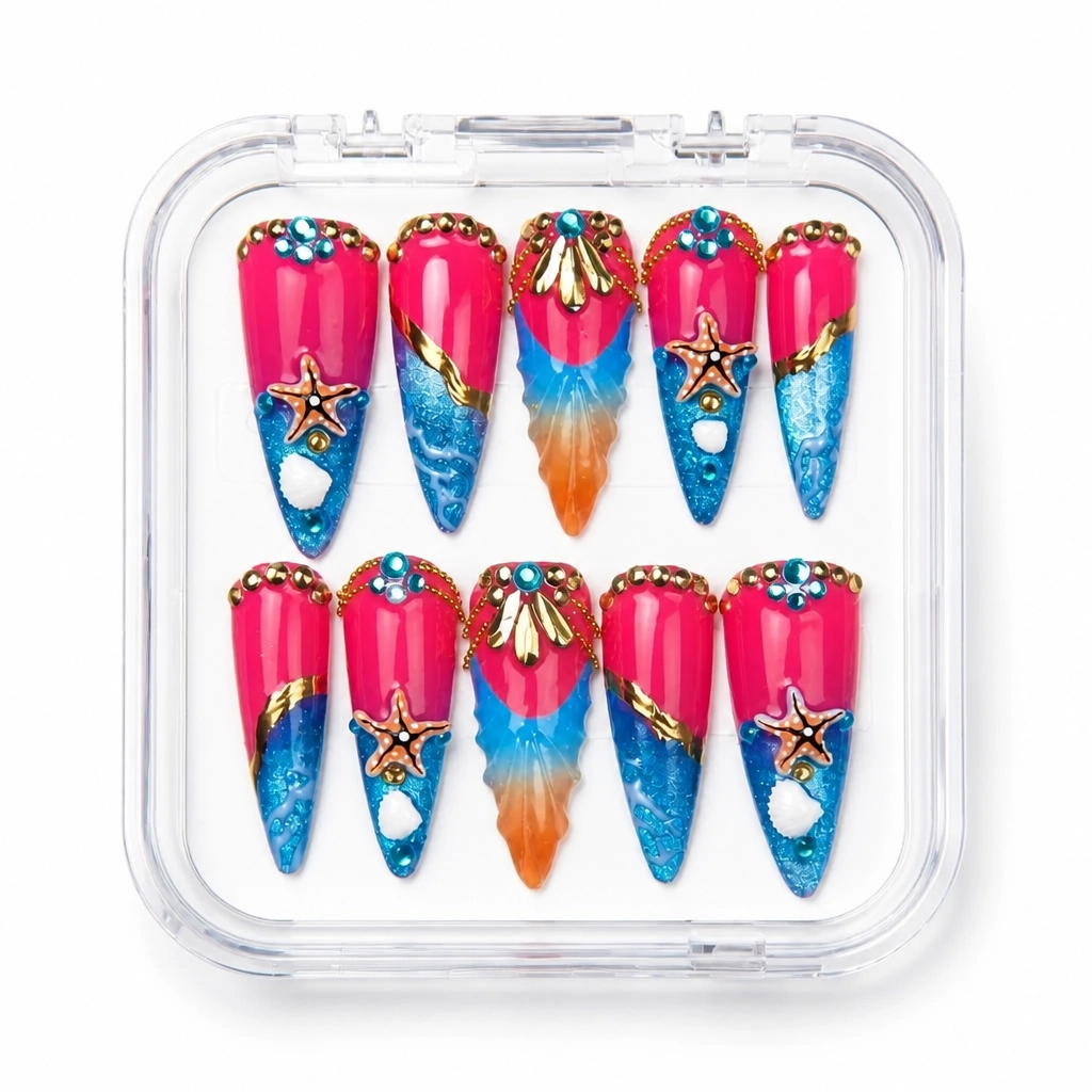 Press-on Nails Wholesale $14.90 Celestial Starlight by Yabe Vietnam