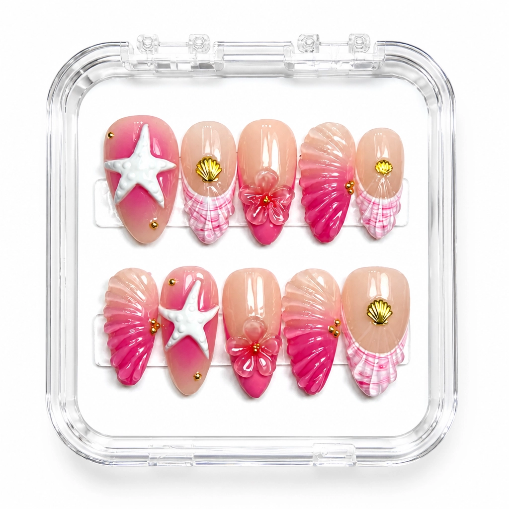 Press-on Nails Wholesale $14.90 Celestial Blush by Yabe Vietnam