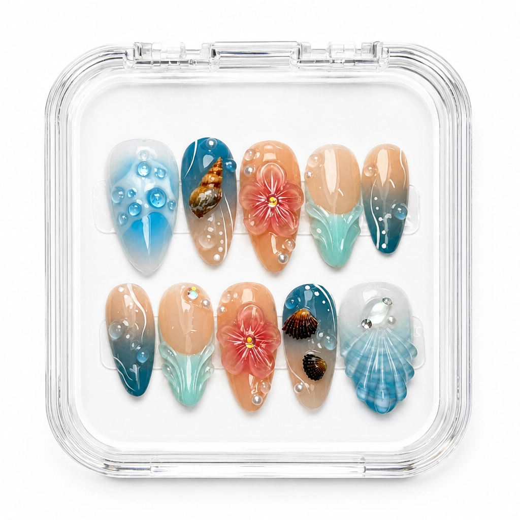 Press-on Nails Wholesale $14.90 Botanical Luxe by Yabe Vietnam