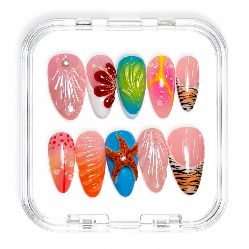Press-on Nails Wholesale $14.90 Crimson Velvet by Yabe Vietnam