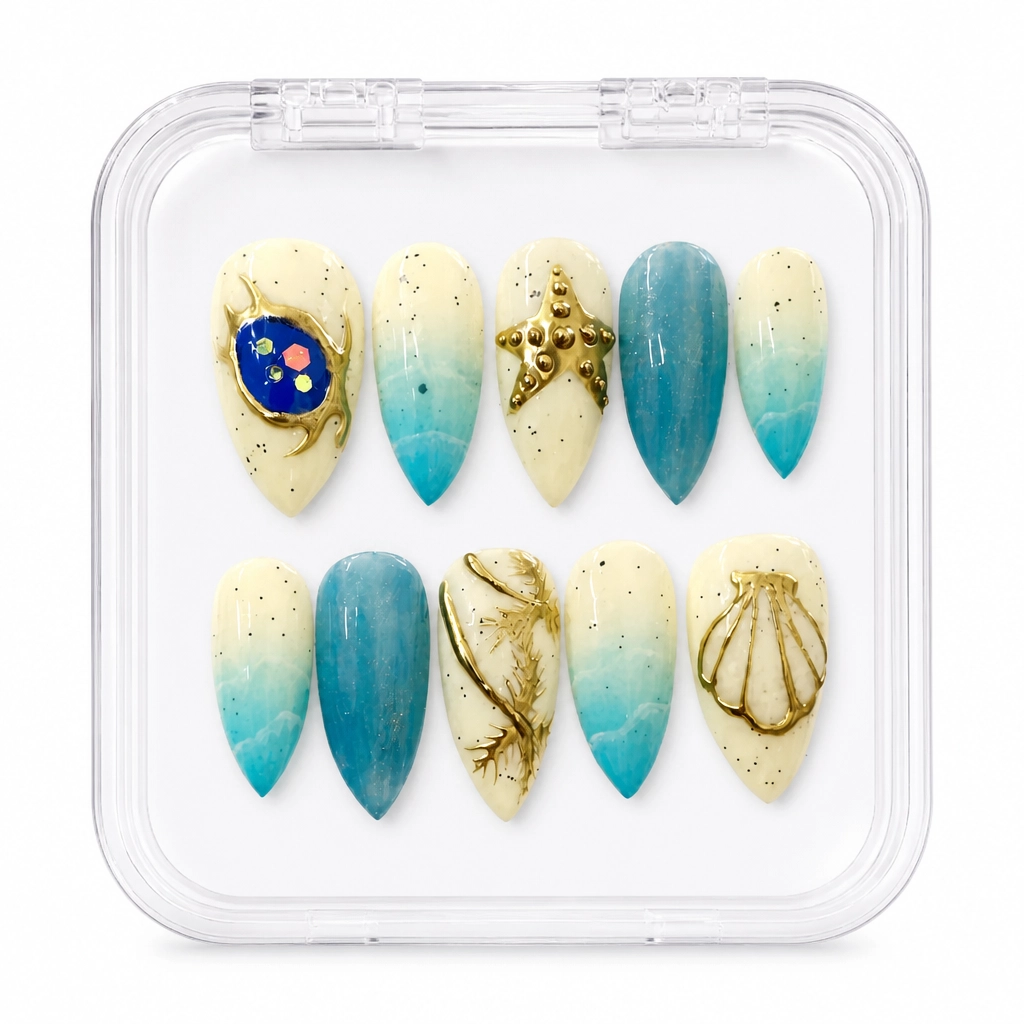 Press-on Nails Wholesale $14.90 Celestial Chic by Yabe Vietnam