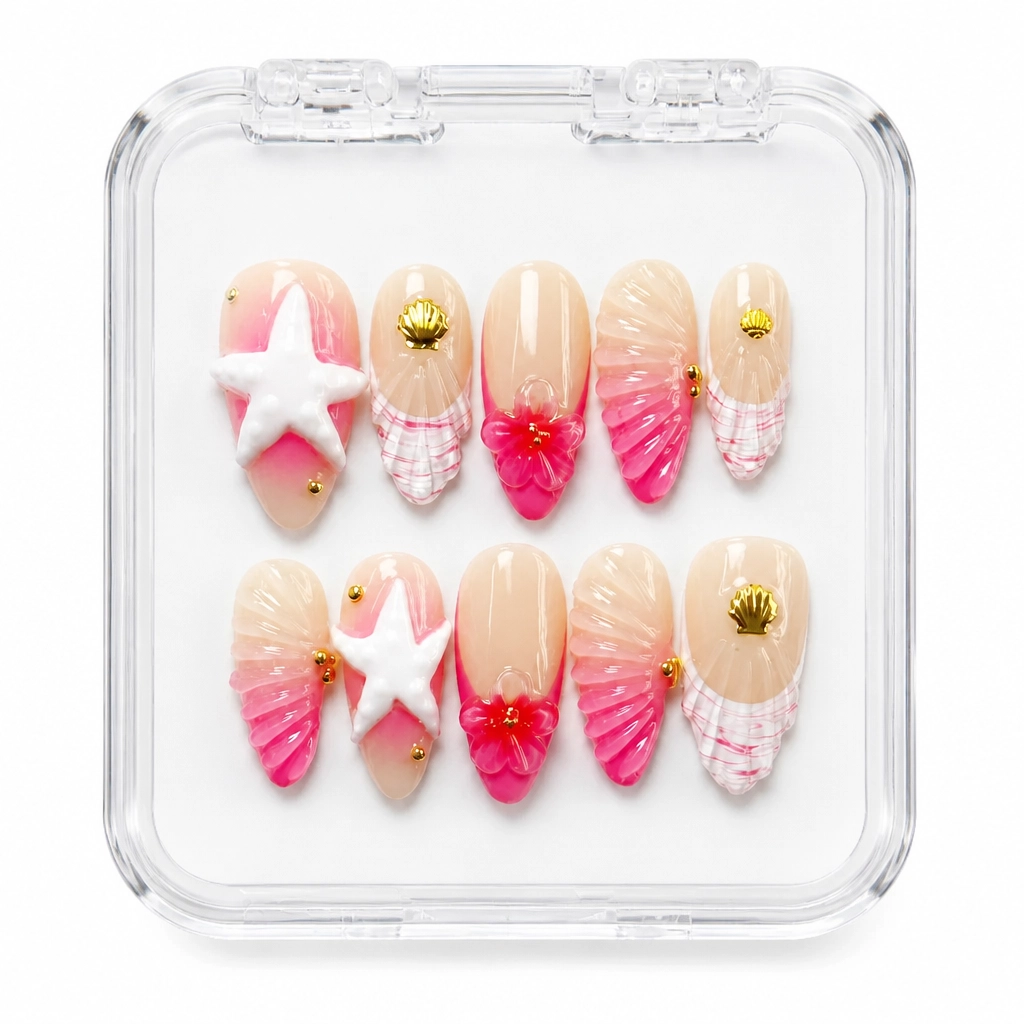 Press-on Nails Wholesale $14.90 Sakura Luxe by Yabe Vietnam