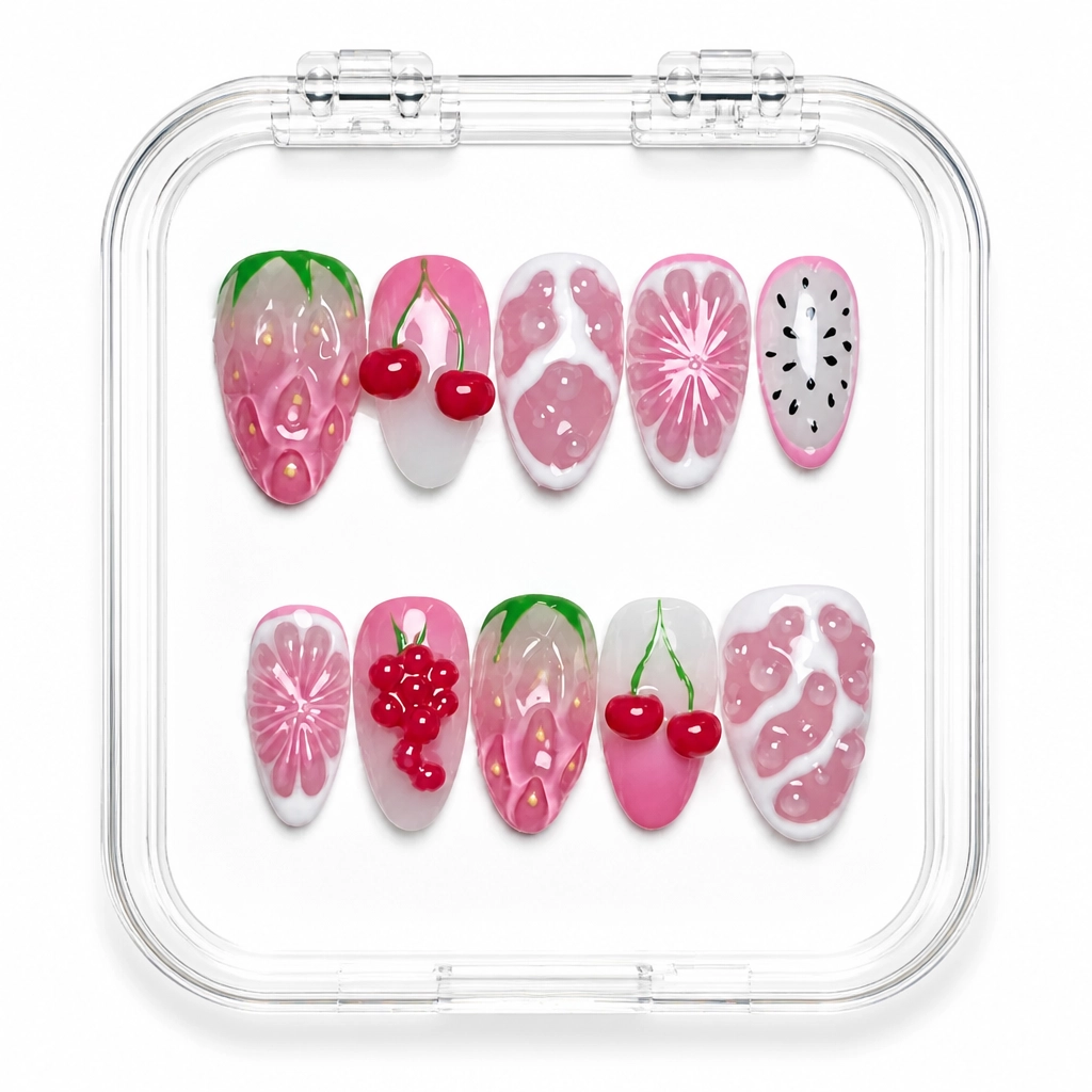 Press-on Nails Wholesale $14.90 Velvet Blossom Luxe by Yabe Vietnam