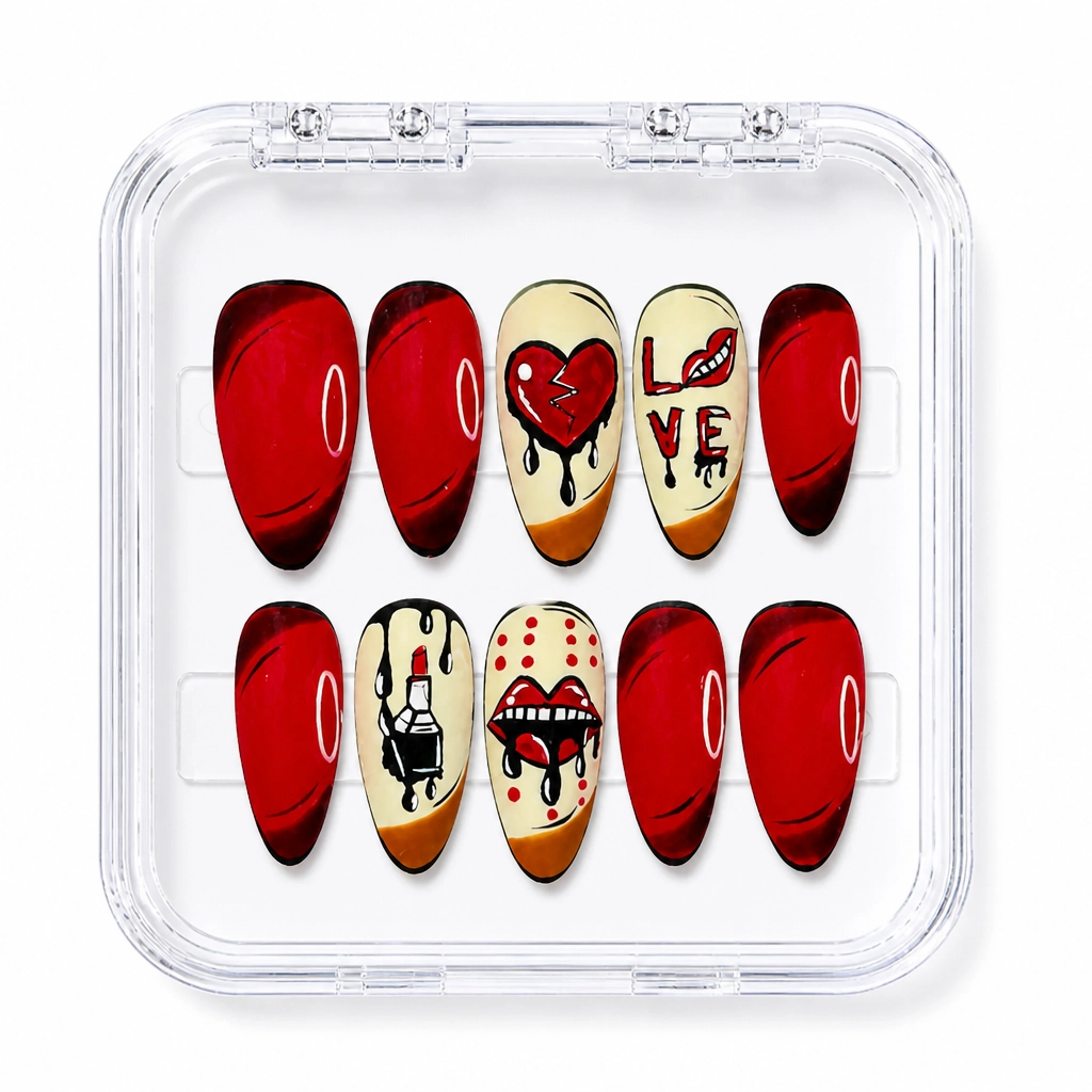 Press-on Nails Wholesale $14.90 Heartfelt Glamour by Yabe Vietnam