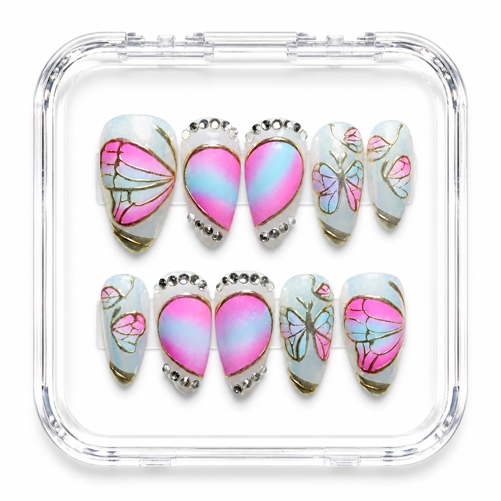 Press-on Nails Wholesale $14.90 Aurora Elegance by Yabe Vietnam