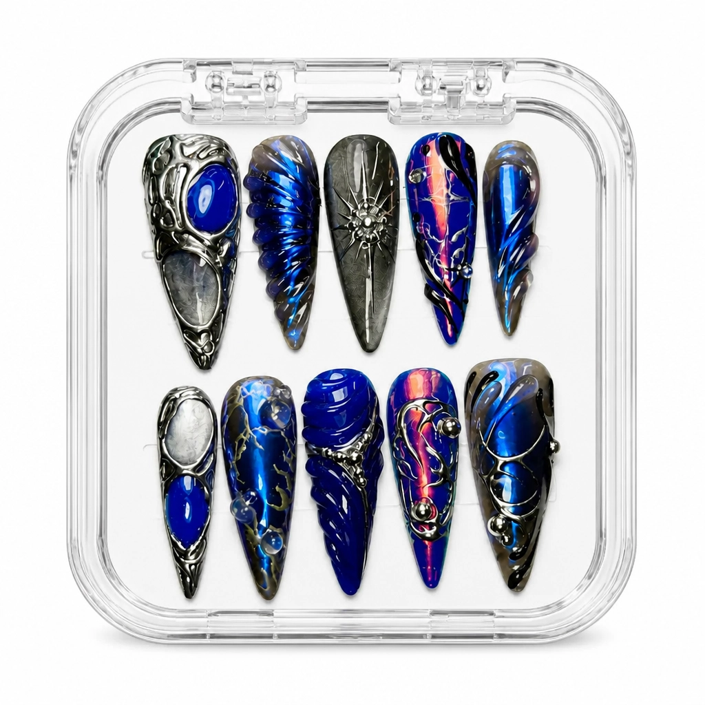 Press-on Nails Wholesale $14.90 Gothic Azure by Yabe Vietnam