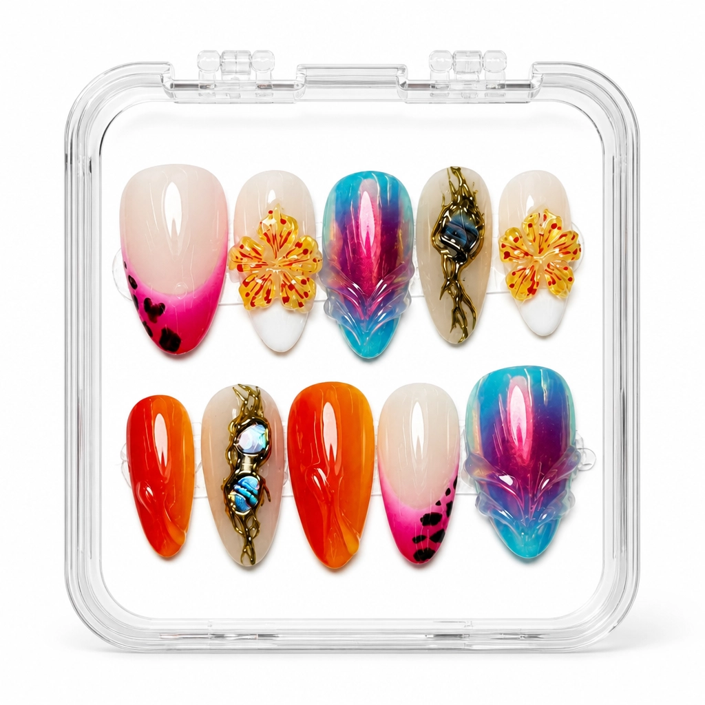 Press-on Nails Wholesale $14.90 Alien Sunset by Yabe Vietnam