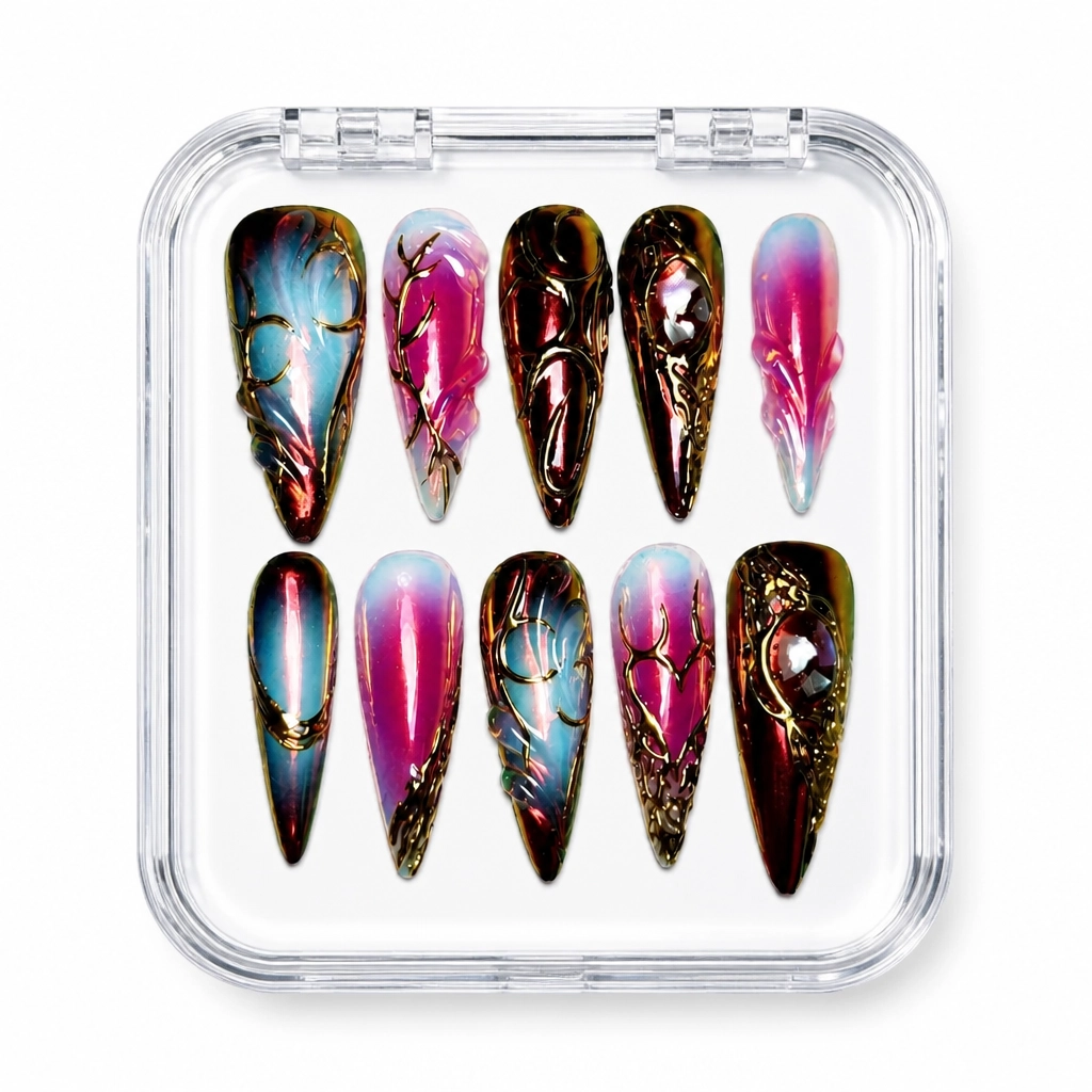 Press-on Nails Wholesale $14.90 Mystic Cyber Sigil by Yabe Vietnam