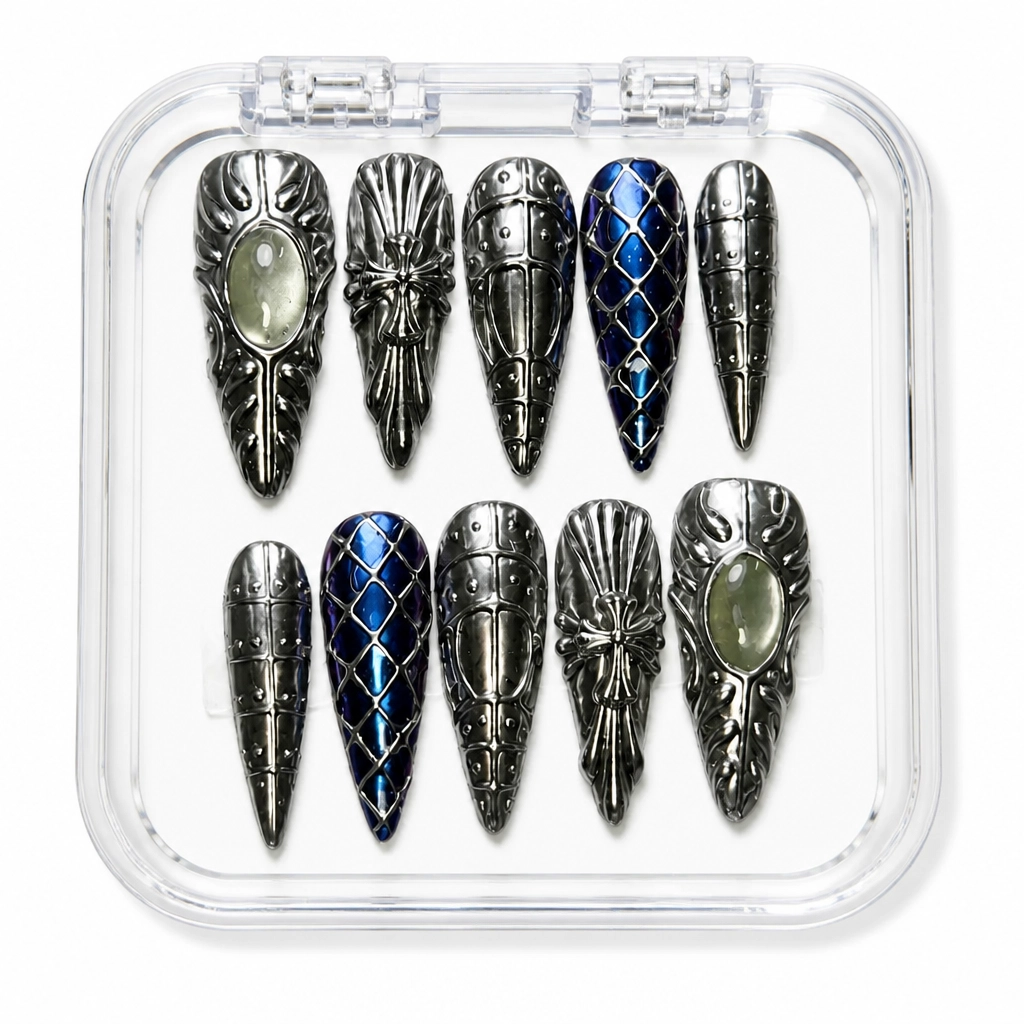Press-on Nails Wholesale $14.90 Gothic Armor by Yabe Vietnam