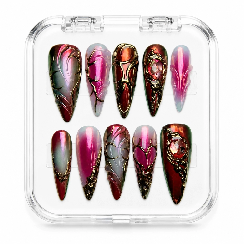 Press-on Nails Wholesale $14.90 Enchanted Elegance by Yabe Vietnam