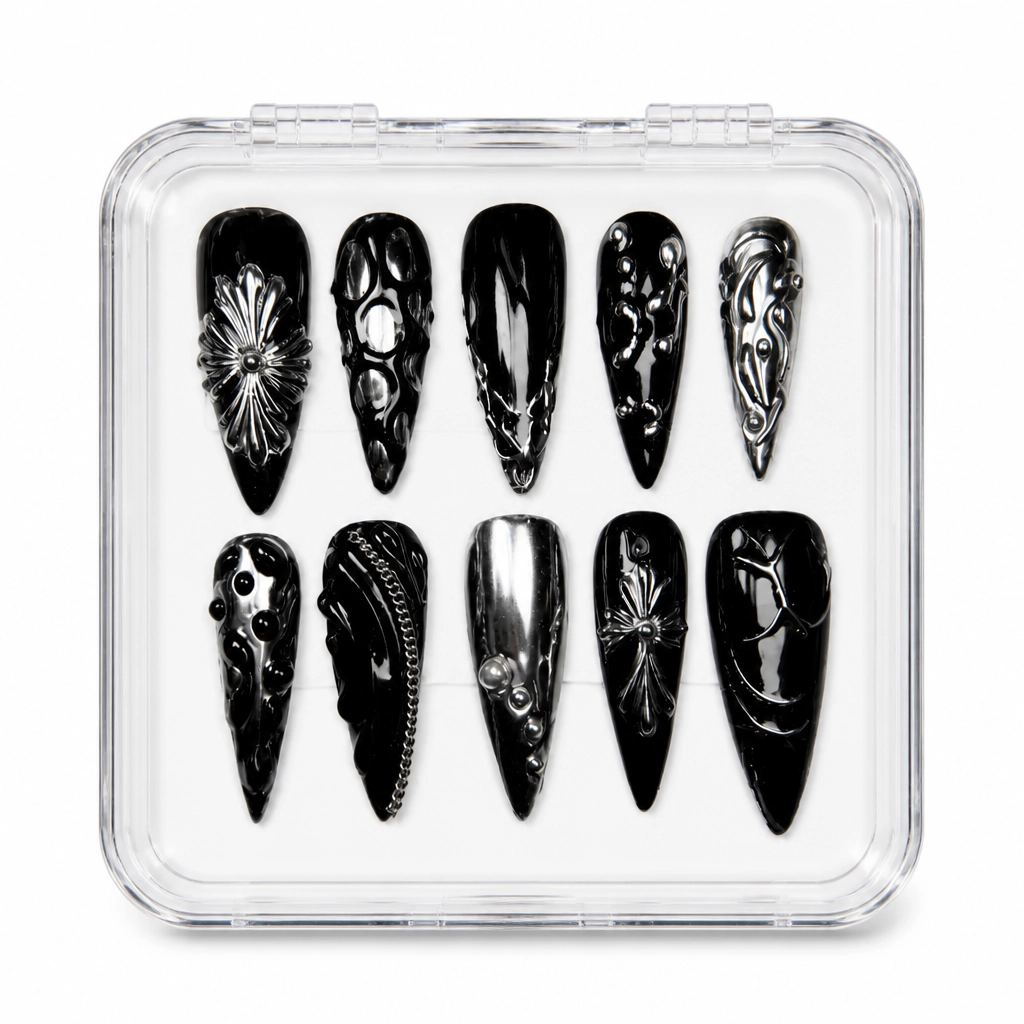 Press-on Nails Wholesale $14.90 Gothic Elegance by Yabe Vietnam