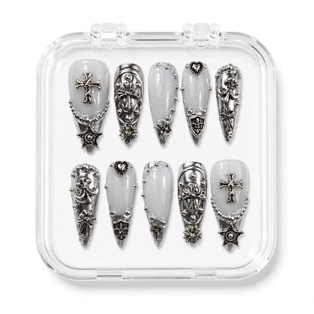 Press-on Nails Wholesale $14.90 Gothic Elegance by Yabe Vietnam
