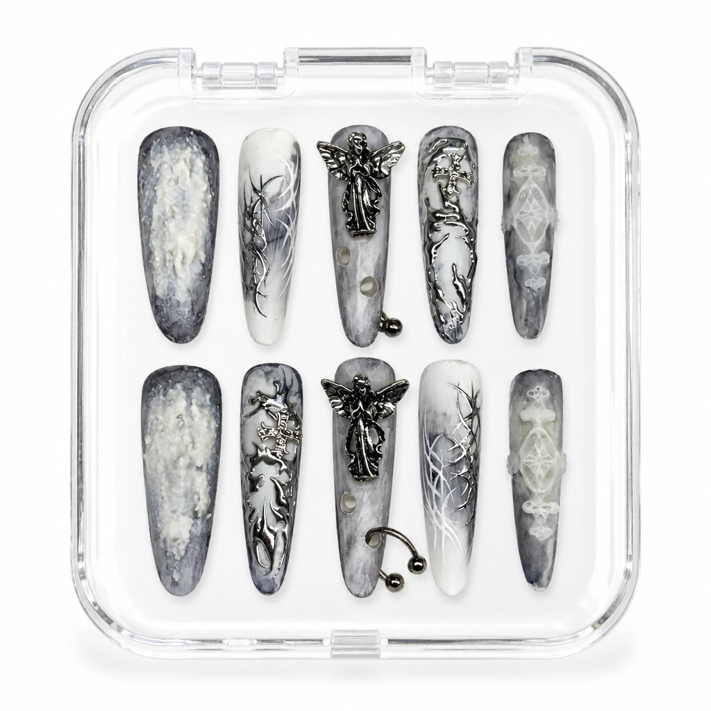 Press-on Nails Wholesale $14.90 Gothic Angel by Yabe Vietnam