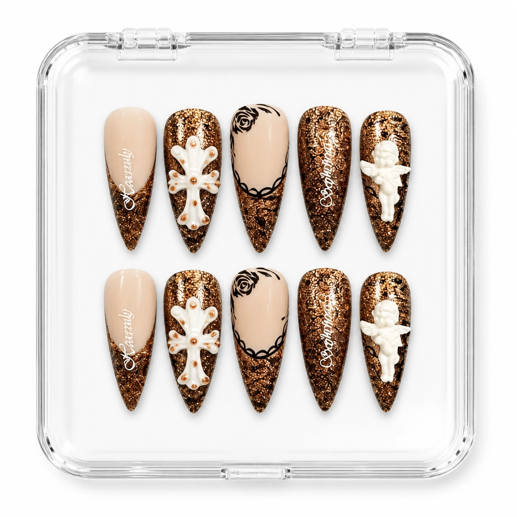 Press-on Nails Wholesale $14.90 Gothic Grace by Yabe Vietnam