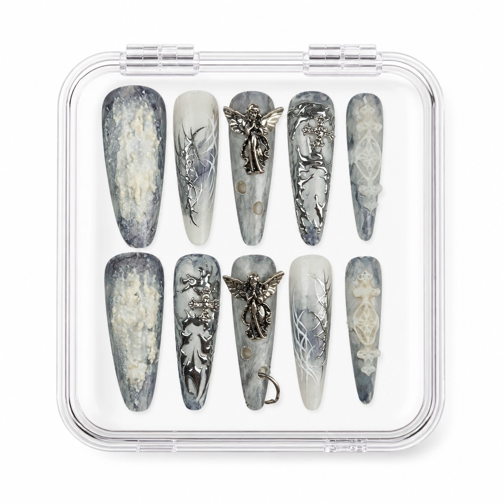 Press-on Nails Wholesale $14.90 Celestial Gothic by Yabe Vietnam