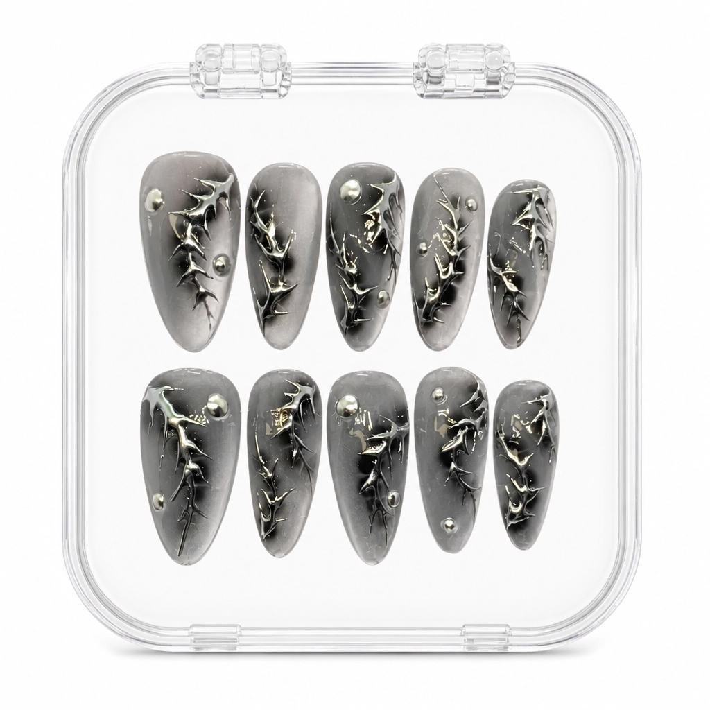 Press-on Nails Wholesale $14.90 Shadow Thorn Luxury by Yabe Vietnam