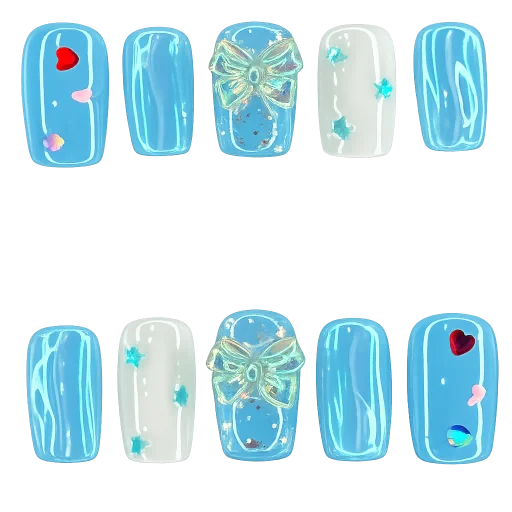 Press-on Nails Wholesale $11.90 Ocean Breeze by Yabe Vietnam