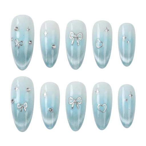 Press-on Nails Wholesale $6.90 Ocean Charm by Yabe Vietnam