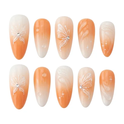 Press-on Nails Wholesale $6.90 Peach Blossom by Yabe Vietnam