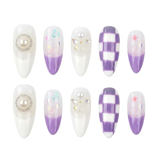 Press-on Nails Wholesale $6.90 Pearl Fantasy by Yabe Vietnam