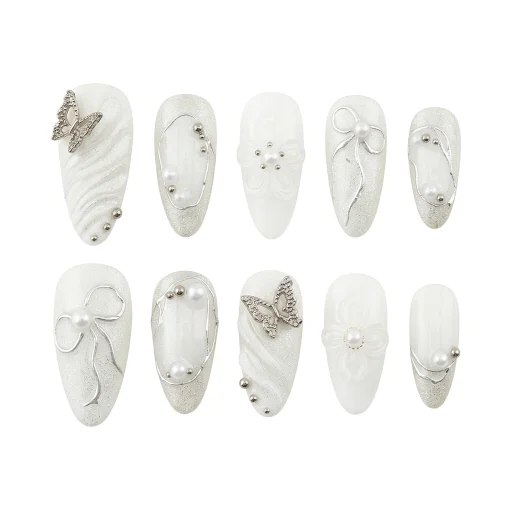 Press-on Nails Wholesale $11.90 Pearl Frost by Yabe Vietnam