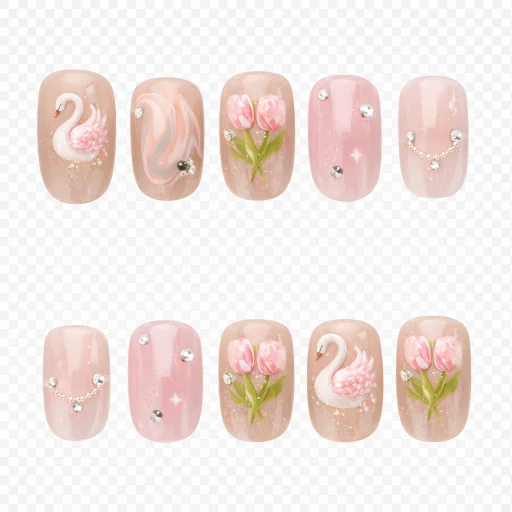 Press-on Nails Wholesale $14.90 Petal Ballet by Yabe Vietnam