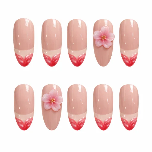 Press-on Nails Wholesale $11.90 Petal Kiss by Yabe Vietnam