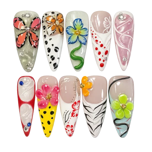 Press-on Nails Wholesale $14.90 Petal Radiance by Yabe Vietnam