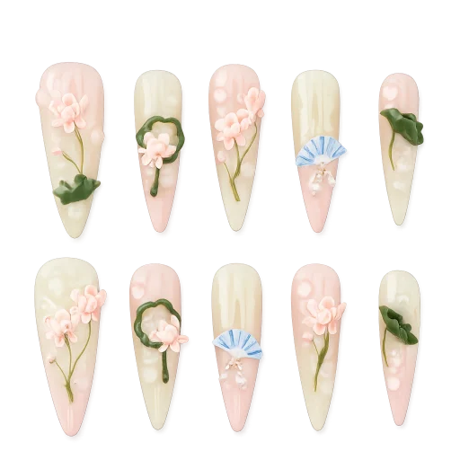 Press-on Nails Wholesale $11.90 Petal Serenity by Yabe Vietnam