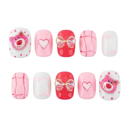 Press-on Nails Wholesale $6.90 Playful Charm by Yabe Vietnam
