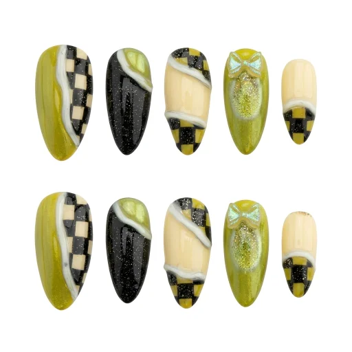 Press-on Nails Wholesale $6.90 Retro Vibe by Yabe Vietnam