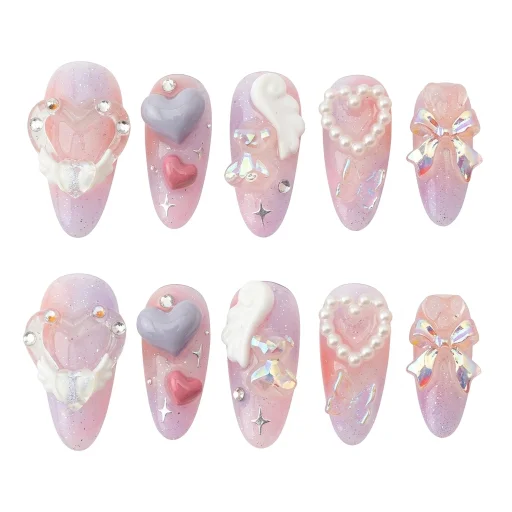 Press-on Nails Wholesale $11.90 Romantic Dream by Yabe Vietnam