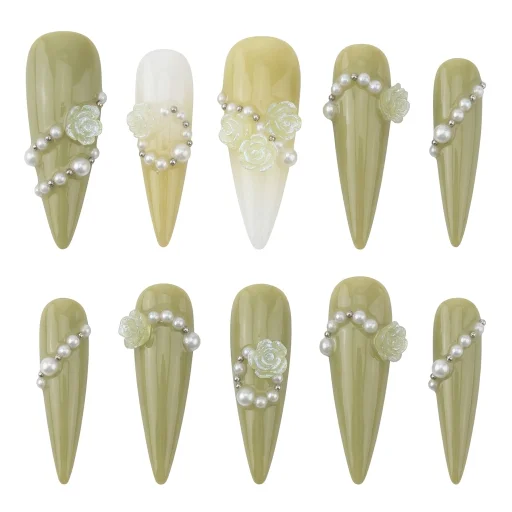 Press-on Nails Wholesale $14.90 Sage Envy by Yabe Vietnam