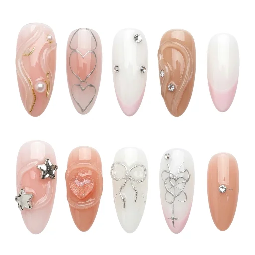 Press-on Nails Wholesale $6.90 Satin Dreamscape by Yabe Vietnam
