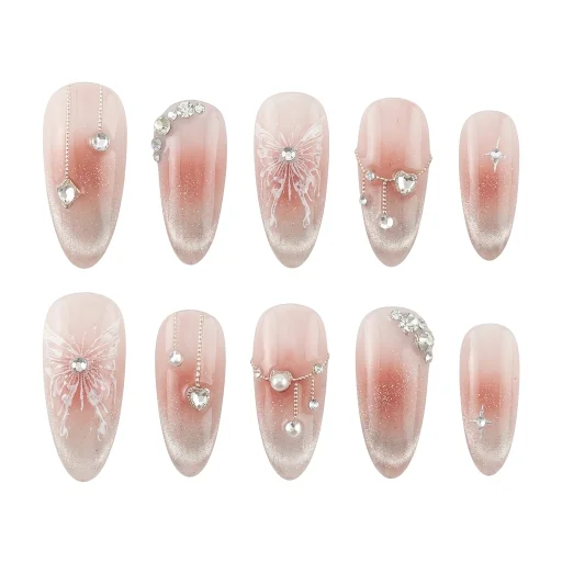 Press-on Nails Wholesale $6.90 Shimmer Cascade by Yabe Vietnam