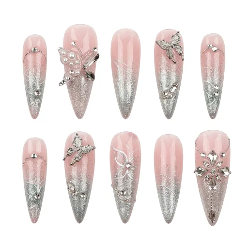 Press-on Nails Wholesale $11.90 Silken Starlight by Yabe Vietnam
