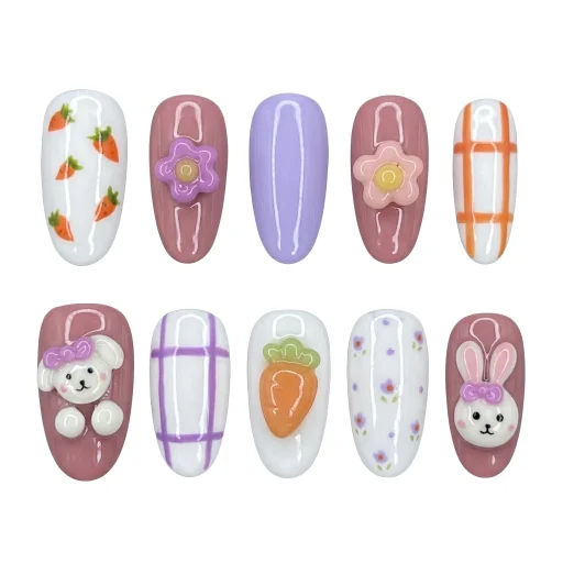 Press-on Nails Wholesale $11.90 Spring Charm by Yabe Vietnam