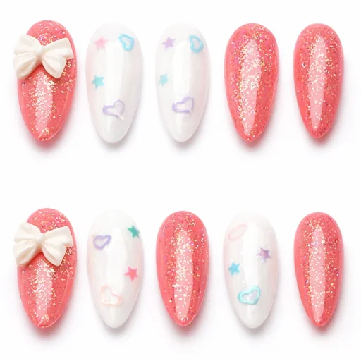 Press-on Nails Wholesale $3.90 Sweet Sparkle by Yabe Vietnam