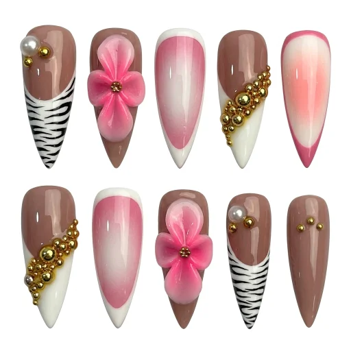 Press-on Nails Wholesale $14.90 Tropical Glam by Yabe Vietnam