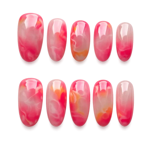 Press-on Nails Wholesale $3.90 Tropical Swirl by Yabe Vietnam