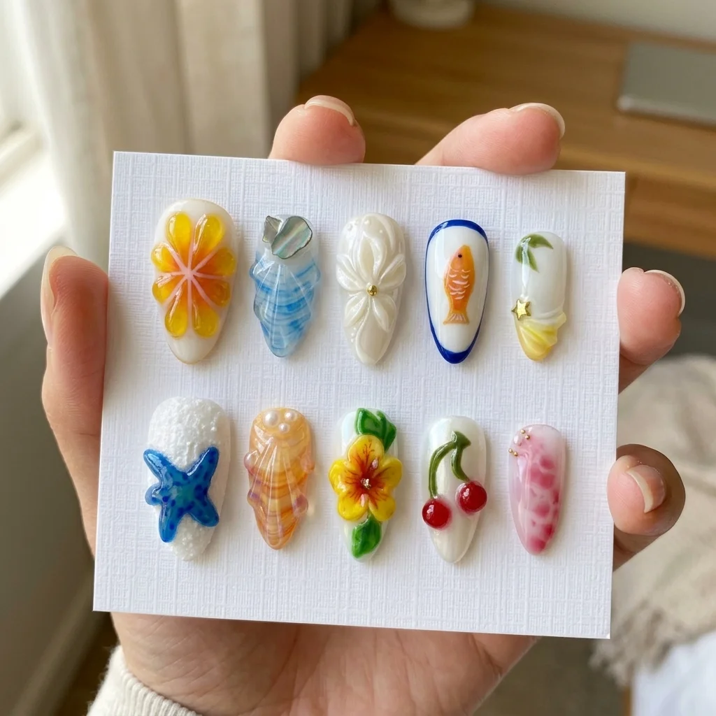 Press-on Nails Wholesale $14.90 Tropical Vibes by Yabe Vietnam
