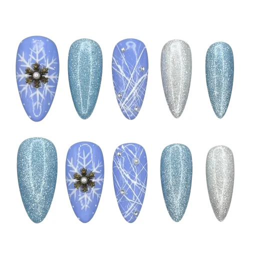Press-on Nails Wholesale $6.90 Winter Frost by Yabe Vietnam