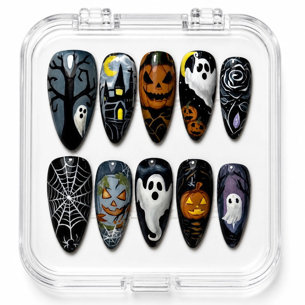 Press-on Nails Wholesale $14.90 Spooky Nails by Yabe Vietnam